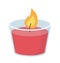 Wax candle concept
