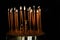 Wax candles in an orthodox church