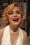 Wax figure of Marilyn Monroe. American actress, model, and singer