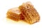 Wax honeycombs with honey isolated