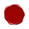 Wax seal stamp, guarantee certificate, diploma and premium quality warranty, red wax seal label