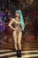 Wax statue of american pop star lady gaga at madame tussauds in hong kong