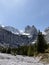 Waxenstein mountains and Alpspitze mountain in Bavaria, Germany