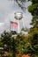 Waxhaw NC Water tank with American flag in the foreground.