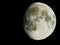 Waxing Gibbous moon with surface detail at 85percent illuminated