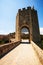 Way into medieval town. Besalu