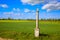 The Way of Saint James cross column in Palencia