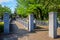 The way to the grave of 47 ronin at Sengakuji Temple in Tokyo, Japan