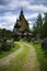 Way to Heddal Stave Church