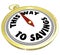 This Way to Savings Compass Sale Clearance Blowout