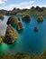 Wayag Island is one of the most favorite spot to see a group a small Island in Raja Ampat, Indonesia