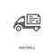 waybill icon from Delivery and logistic collection.