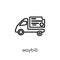 waybill icon from Delivery and logistic collection.