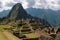 Wayna Picchu framed in ruins