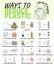 Ways to reduce plastic. Change single-use disposable things on reusable