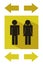 Wc modern flat icons - Public toilets icon