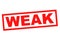 WEAK Rubber Stamp