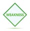 Weakness modern abstract green diamond button