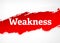 Weakness Red Brush Abstract Background Illustration