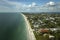 Wealthy waterfront residential area. Rich neighborhood with expensive vacation homes in Boca Grande, small town on