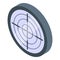 Weapon sight icon, isometric style