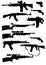 weapon silhouettes