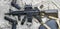 Weapons and military equipment for army, Assault rifle gun M4A1