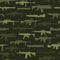 Weapons military pattern seamless vintage