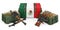 Weapons, military supplies in Mexico, concept. 3D rendering