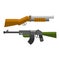 Weapons vector collection icons