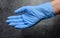 Wear latex gloves stay safe
