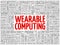 Wearable Computing word cloud