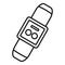 Wearable smart bracelet icon, outline style