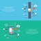 Wearable smart technology infographics template