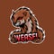 Weasel e sports mascot logo