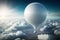 Weather Balloon. Neural network AI generated