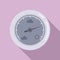 Weather barometer icon, flat style