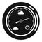 Weather barometer icon, simple style