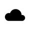 Weather cloudy icon simple