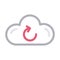 Weather colour line vector  icon