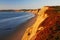 Weather eroded cliffs