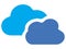 Weather Forecast App Icon for Heavy Clouds