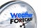 Weather Forecast Clock Time Planning Ahead