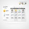 Weather forecast interface