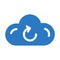 Weather glyph colour vector  icon