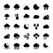 Weather Glyph Icons Set 1