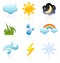 Weather icon set