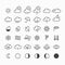 Weather icons