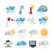 Weather report icon set