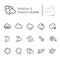 Weather & seasons related icons